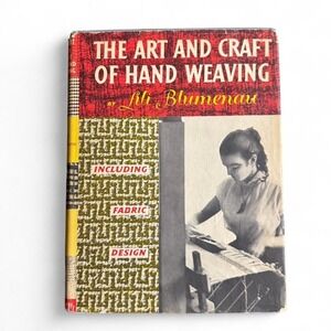 Vintage Hand Weaving Book Knitting and Sewing Patterns DIY
